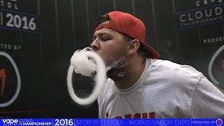 VC Cloud Championship 2016 - World Vapor Expo - Vape Tricks