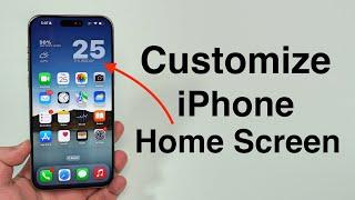 How To Customize your iPhone Home Screen!