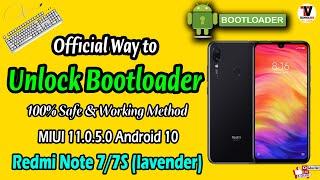 Official way to Unlock Bootloader of Redmi Note 7/7S (lavender) MIUI 11 | 100% Working Method |