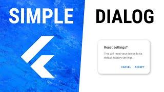 Flutter SimpleDialog Widget