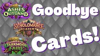 FINALLY These Cards Are Leaving Standard! | Hearthstone Year Rotation