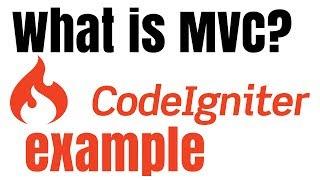 What is MVC Framework? Explained with Codeigniter Example