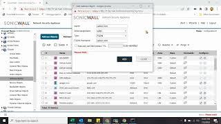 Sonicwall Firewall Basic Video 2, Creating Address object, Services, Access rules and NAT Policies