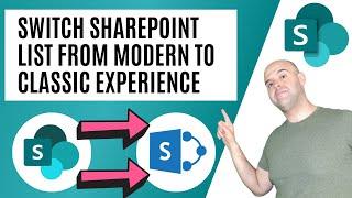 How To Change a SharePoint List From The Modern Experience To The Classic Experience