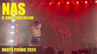 Nas ft. Ghostface Killah FULL SHOW (Live at Roots Picnic 2024)