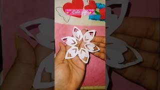 Easy Gift Ideas#diy #art #craft #shorts #papercraft #handmade #birthday #Snowflake #cute #truhina