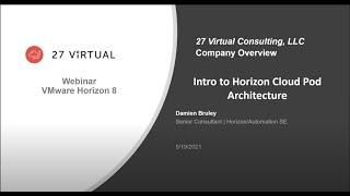 VMware Horizon 8 Webinar