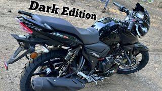 Finally Ye Ha All New 2024 Apache RTR 160 2V Dark Edition Exhaust Sound | Seat Height | Review