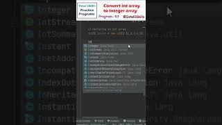 [Java 8 Features] Convert int array to Integer array in Java #Shorts #java #coding #trending