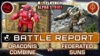 BattleTech Alpha Strike Battle Report | Draconis Combine vs Federated Suns | Succession Wars Era