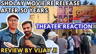 Sholay Movie Re Release After 50 Years | Review By Vijay Ji | Regal Theater Mumbai | Amitabh, Dharam