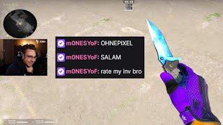 monesy asked me to rate his inventory