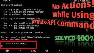 Termux-API :- API Commands Not Working 100% Solved With An Easy Method (HINDI)