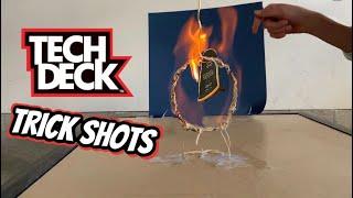 Tech Deck (Fingerboarding) Trick Shots | AllWeDoIsFun