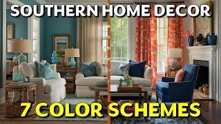 Southern Home Decor | 7 Color Schemes | Interior Design