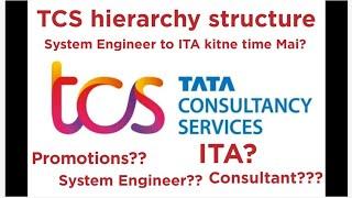 TCS Employee Hierarchy Structure |From ASE-T to CEO | How much time it takes for promotions. #tcs