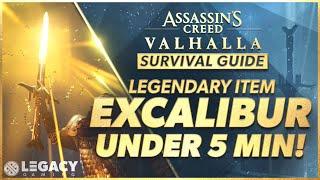 How To Find Excalibur | Legendary Weapon | Assassin's Creed Valhalla Survival Guide
