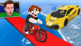 GTA V Online: BMX (roblox) vs CARROS! - A MITADA DO ANO!