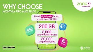 Zong Monthly Pro Max Plus