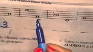 How to write Intervals, Harmonic and Melodic, Basic Theory #3