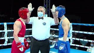 Finals (57kg) OLAH LEVENTE (HUN) vs CHINDYKOV IVAN (RUS) | EUBC Junior Tbilisi 2021