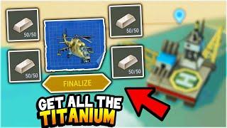 GET ALL THE TITANIUM! (Helicopter, Oil Rig, Bunker Charlie...) - Last Day on Earth Survival