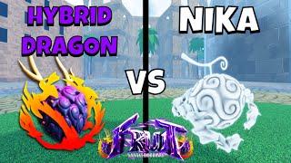 HYBRID DRAGON VS NIKA | FRUIT BATTLEGROUNDS