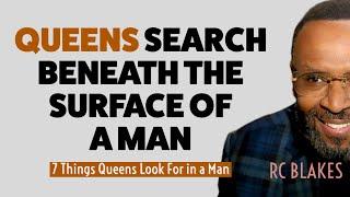 QUEENS SEARCH BENEATH THE SURFACE OF A MAN by RC Blakes