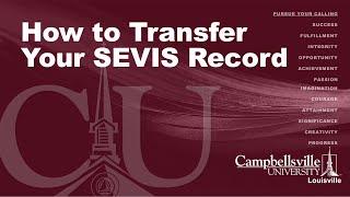 How to Transfer Your SEVIS Record