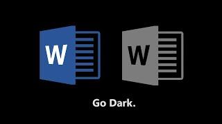 How to enable dark mode on Word online