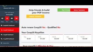 CoopInc (Coop20) Review - How to Make Dollars With $20 Biz! It Works for 100% of The People