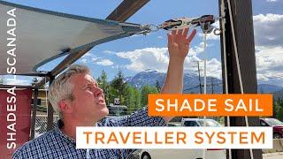 Shade Sails Canada Traveller System | Adjust The Position Of Your Shade Sail