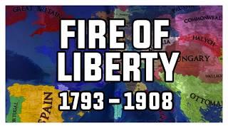 Europa Universalis IV // Voltaire's Nightmare Mod // 'Fire Of Liberty' Timelapse