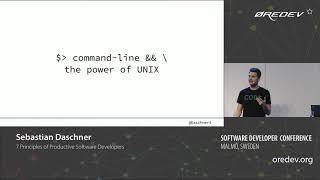 Sebastian Daschner - 7 Principles of Productive Software Developers | Øredev 2018