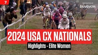 Highlights: 2024 USA Cycling Cyclocross National Championships - Elite Women