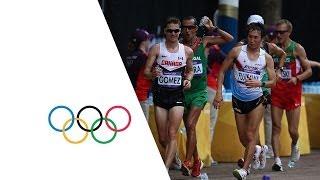 Highlights of the Race Walk Competition at the London 2012 Olympics