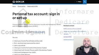 HMRC personal tax account - How to create a personal tax account in UK, step by step