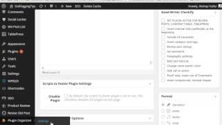 Plugin Organizer Tutorial for Speeding Up WordPress Blog