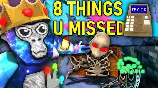 8 Things You MISSED in Gorilla Tags New OG CAVES UPDATE
