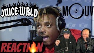 JUICE WRLD - MOUV freestyle on French rap beats | REACTION