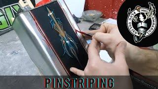 pinstiping time-lapse with mack brush sword striper