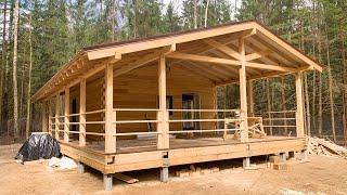 لقد بنينا منزلاً من الأخشاب الدافئة. تكنولوجيا البناء الجديدة