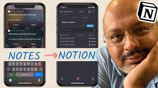 How to send Notes to Notion easily - SOLUTION explained