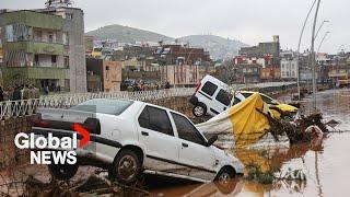 Earthquake-hit regions of Turkey hit by flash flooding, at least 10 people dead