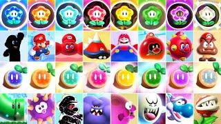 Super Mario Bros Wonder - All Wonder Flowers