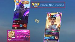 LETUZAWA vs TOP 1 GLOBAL GUSION  (1v1) WHO WILL WIN??