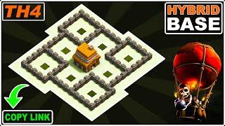 BEST! Town Hall 4 (TH4) Base 2023 with "COPY LINK" - Clash of Clans