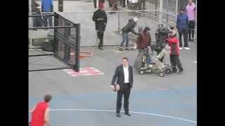 Person of Interest, Jim Caviezel plays basketball BTS, S2 & S3