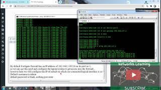 Fortinet Fortigate Firewall Initial Setup CLI & GUI