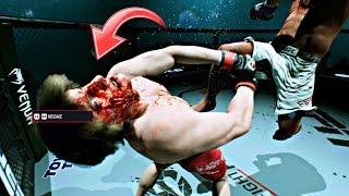 Craziest Cuts In EA Sports UFC 5 (4K 60FPS)